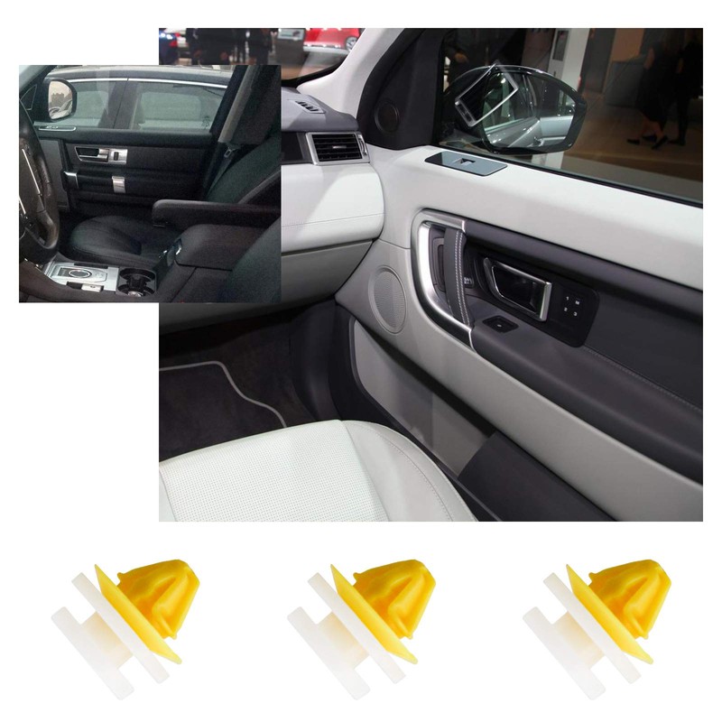 EMSea 50Pcs Car Door Panel Moulding Clips Retainers Plastic Trim