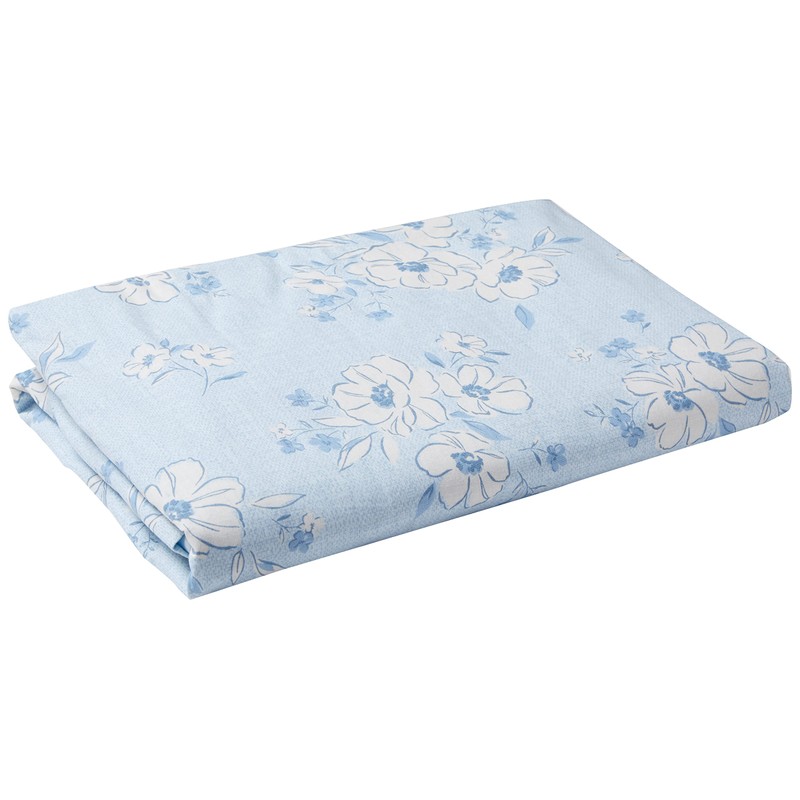 Mary Night CT13113-76 Anemone Futon Cover, Blue, Single Long, Approx.