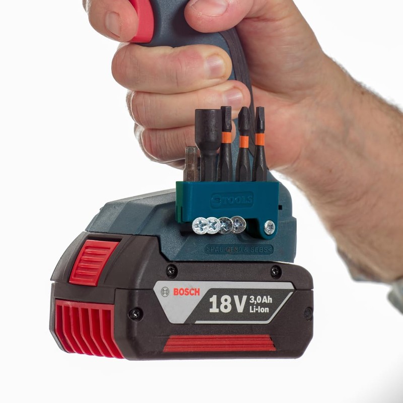 Navy Blue Magnetic Bit Holder by 48 Tools - Compatible