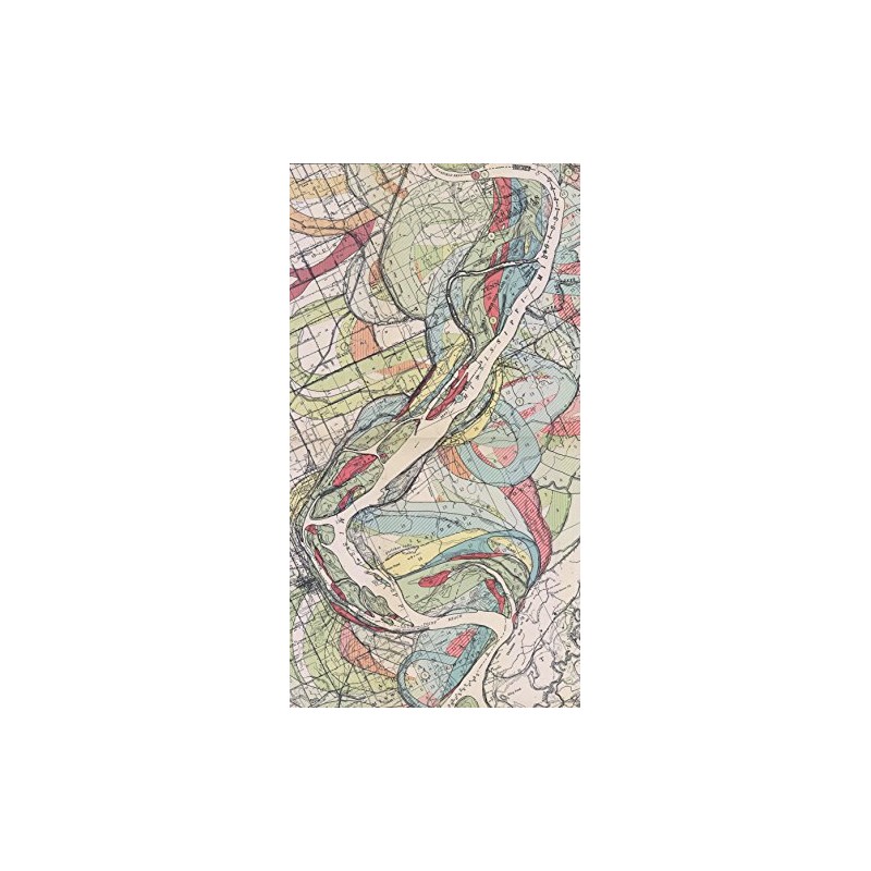 1944 Fisk Mississippi Meander Map Ancient River Bed Sheet 4
