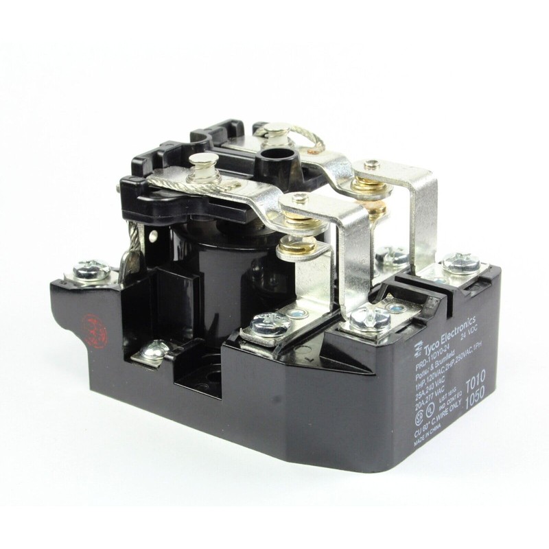 Power Contactor Relay; PRD-11DYO-24, DPDT; 25A 24VDC; Compatible with Tyco