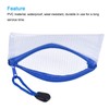 sourcing map Mesh Zipper Bags, B8 Size File Document Pockets