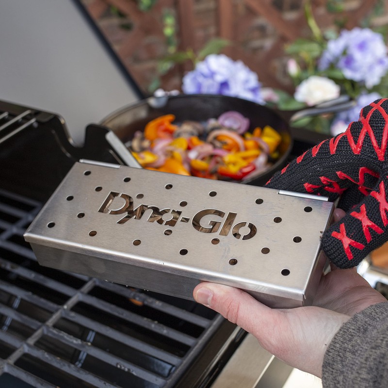 Dyna Glo Hinged Stainless Steel Smoker Box