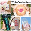 TECKWRAP Clear Transfer Tape for Vinyl, Medium Tack & Adhesive