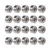 sourcing map Pack of 20 Deep Groove Ball Bearings 681XZZ