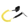 Surfing Foot Rope 7mm 10ft Coiled Spring High Elastic Adjustable