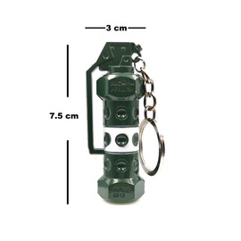 Mini Simulation Playerunknown's Battlegrounds Weapon Gun Keychain，Gift,Accessories (Flash Bomb_Bullet)