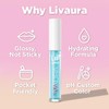 LIVAURA Tinted Lip Gloss for Women, pH Activated Hydrating, Moisturizing,