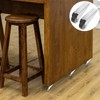 2 PCS Gate Caster Wheels Replacement, Sinking Door Bottom Pulley