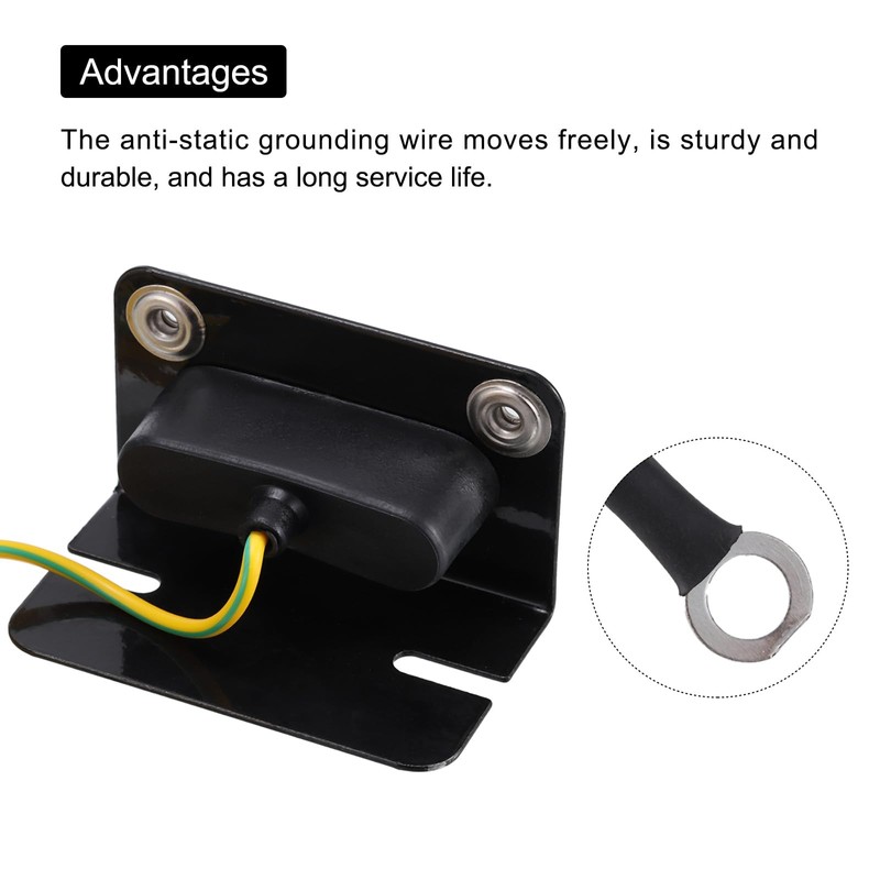 sourcing map ESD Anti Static Grounding Socket L Shaped ESD