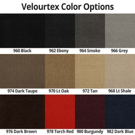 Lloyd Mats - Velourtex Ebony Front Floor Mats for Mustang Shelby 2015-17 with Shelby Snake GT350 Emblem