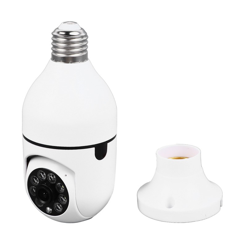Light Bulb Security Camera Wireless 360 Degree Panoramic View 2