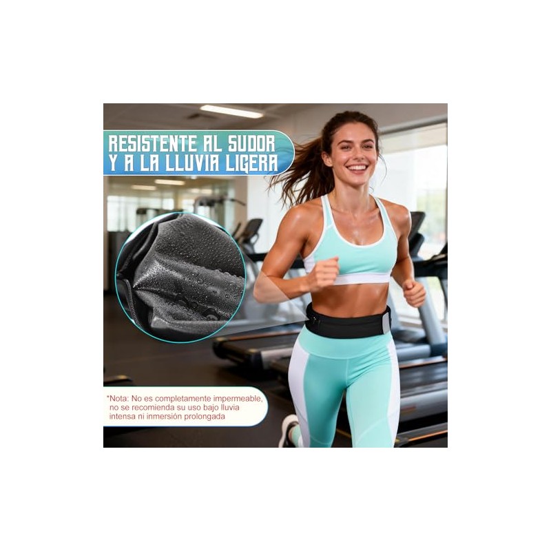 LISAPRO Cangurera para Correr con Botella de Agua 330ml, Cangurera