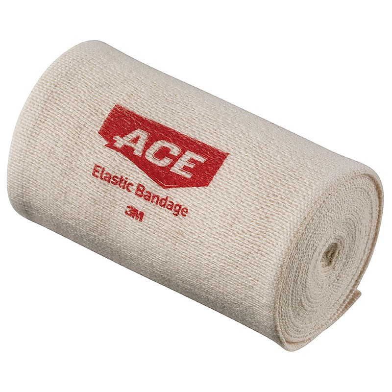 Ace Elastic Bandage Wraps with Hook Closure, Non-Sterile, Latex-Free, 2