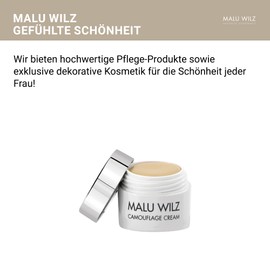Malu Wilz Camouflage Cream No. 12 Light Olive Tree 5 g I Camouflage Make Up Strong Opaque I Waterproof Concealer Cream for All Skin Types I for Covering Tattoos and Skin Abnormalities