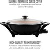 OVENTE Electric Wok with Nonstick Coating, 13 Inch Family-Sized Skillet,