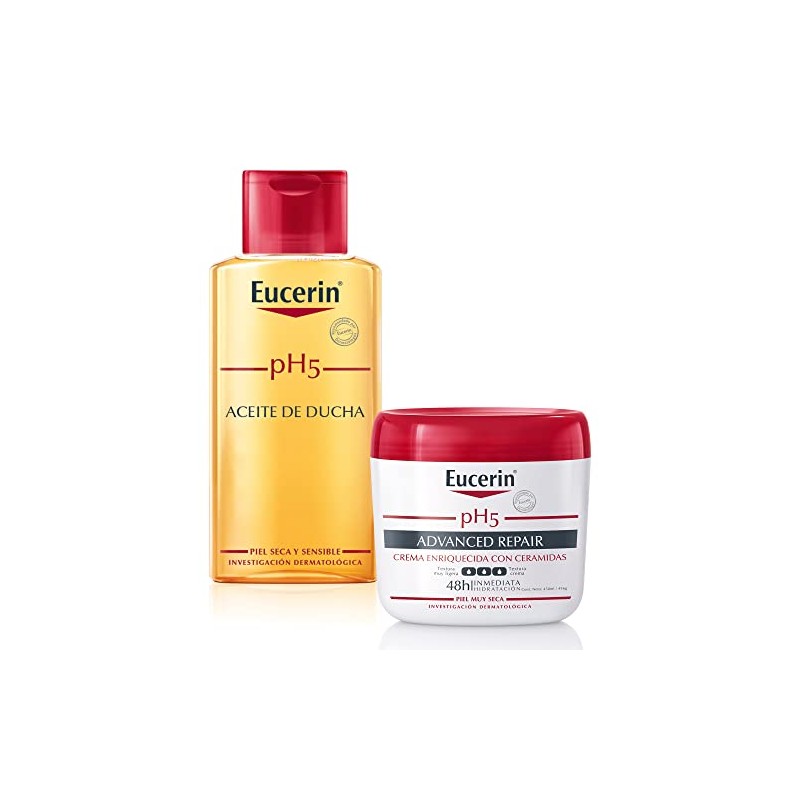 Kit Eucerin Crema Intensiva Ph5 Advanced Repair, 450 Ml +
