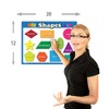 Shapes Poster LAMINATED Chart finish Size SMALL teachers and educators