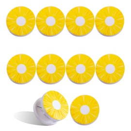 COOK WITH COLOR Cute Bag Clips - 10 Pc. Set of Funny Chip Clips and Snack Clips - Kitchen and Food Bag Clips for Airtight Seal for Food Storage (Pineapple)