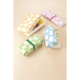 ホーショー 折りたためる フラットランチボックス Rサイズ ハッパ 「くり返し使える」 LB-018-RHP