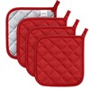 Joyhalo 4 Pack Heat Resistant Pot Holders - Terry Cloth