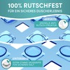 Engelbach® Non-Slip Shower Mat with Hanging Hooks, 53 x 53