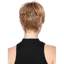 Textured Cut Wig Color R4 Midnight Brown - Hairdo 3.5" Short Feathered Pixie Modern Cut Wispy Bangs Tru2Life Heat Friendly Synthetic Avg Cap Infinity Duendecillo Corto Peluca
