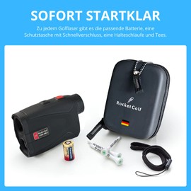 Golflaser.de Laser Rangefinder "Birdie 500 black