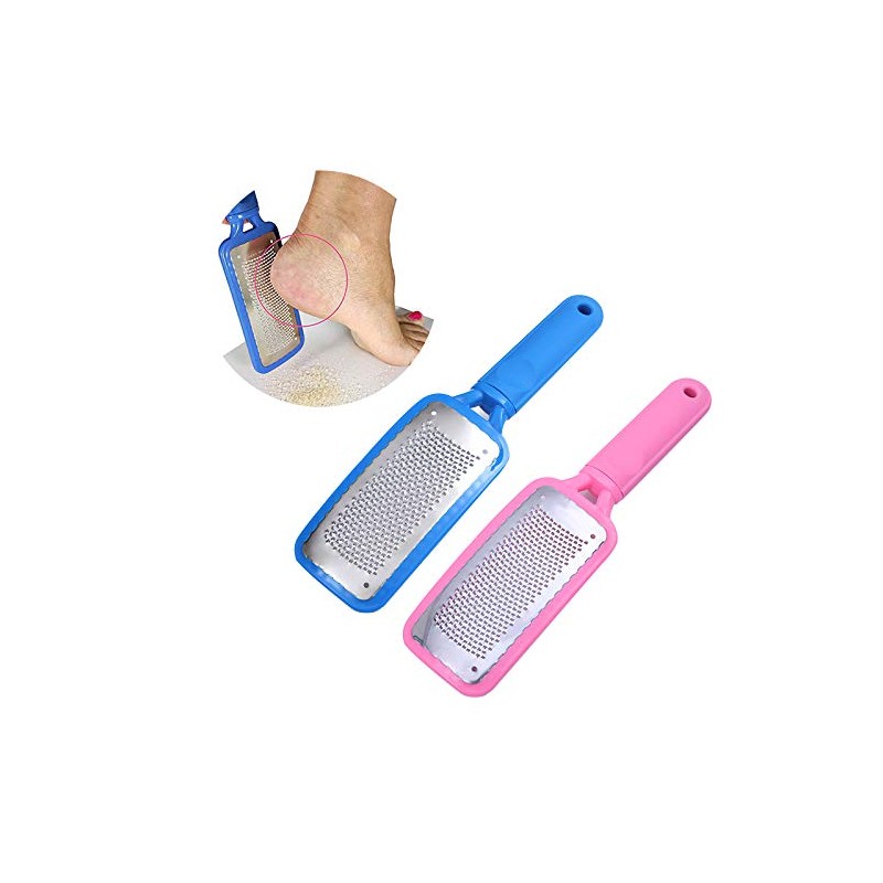 Pink Professional Pedicure Foot Brush RASP File Hard Dead Skin