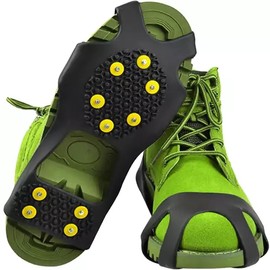 PARENCE - Ramponi, scarpe e scarponi antiscivolo - Taglia XL (43-48) per avventure sicure - Ramponi da montagna, neve, escursionismo, trazione estiva invernale