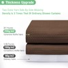 Dynamene Extra Long Shower Curtain - 96 Inch Long Waffle