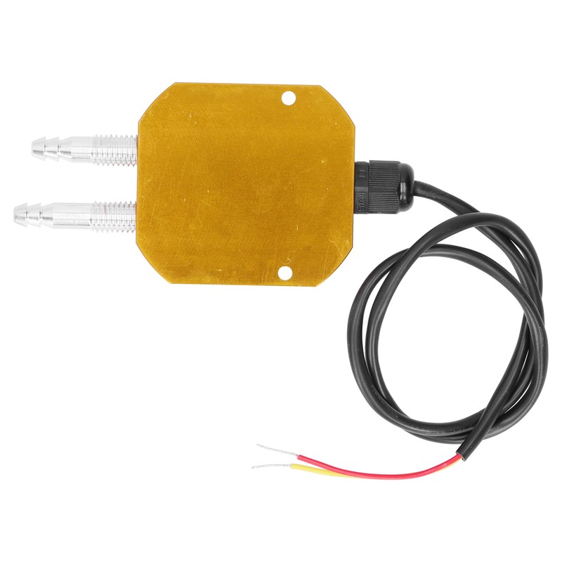 Wind Pressure Transmitter Yellow Micro Pressures Differential Sensor DC24V 4‑20mA0-100kpa