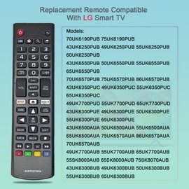 NPTWARCOT AKB75375604 Replacement Remote Compatible with LG Smart TV 43UK6090PUA 49UK6090PUA 50UK6090PUA 55UK6090PUA 60UK6090 65UK6090PUA 70UK6190PUB 75UK6190PUB 43LK5700PUA 49LK5700PUA 32LK610B