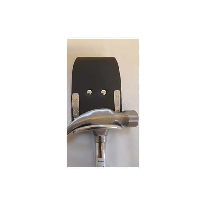 Black Leather Steel Hammer Holder Steel Saddle BBI for Scafffolding