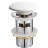 Antfly Pop-Up Drain Set for Ceramic Sink with Overflow, Drain