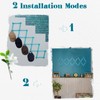 SCUNDA Beachy Coastal Wall Rack with 16 Hanging Hooks, Beach