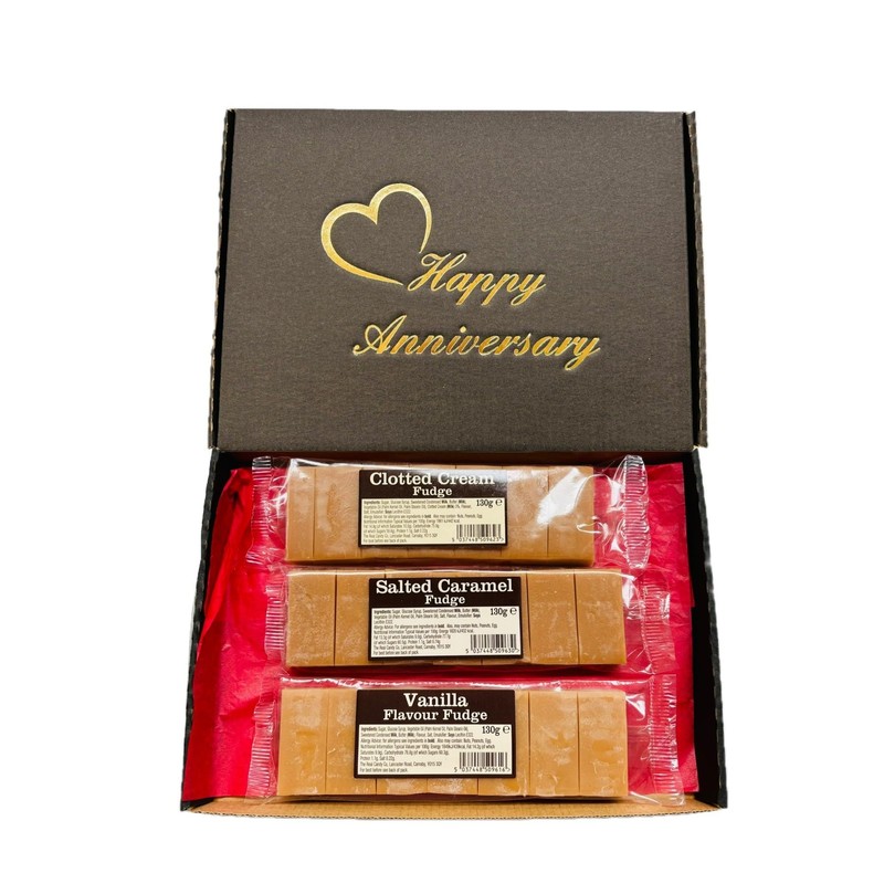 Happy Anniversary Real Candy Co Smooth Fudgex 3 Assorted Flavours