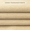 DriftAway Pinch Pleat Valance for Kitchen Window Blackout Faux Linen