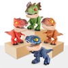 Thcbme 5-in-1 Dinosaur Stationery Set, Dinosaur-Themed Stationery Pencil Case Set,