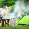 Rolling Grilling Basket Stainless Steel BBQ Rolling Basket Fork Wire