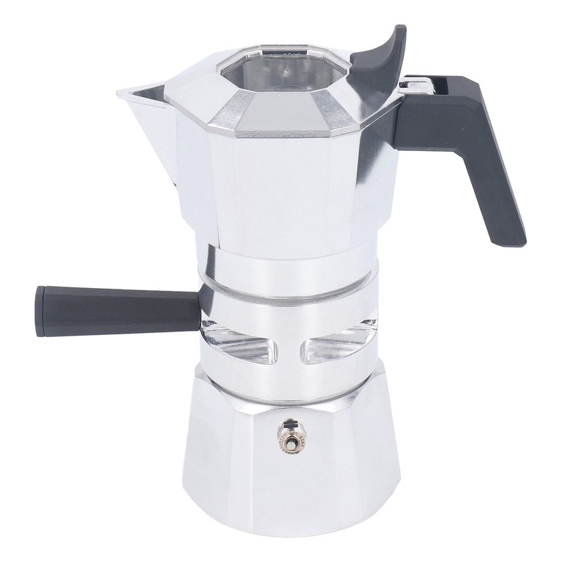 120ml 2 Cups Double Valve Moka Pot Aluminum Alloy Moka