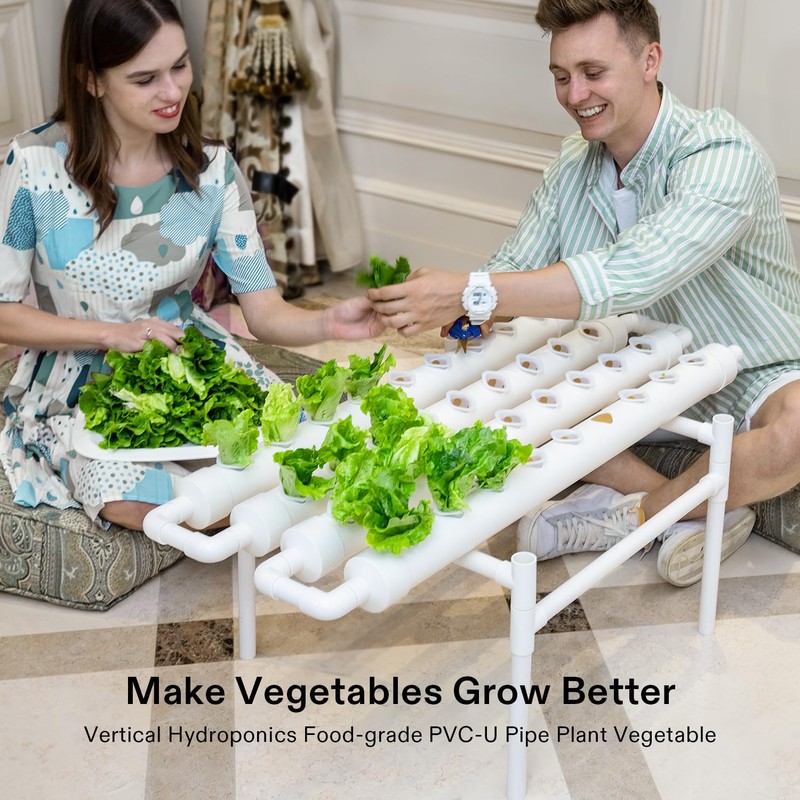 VIVOSUN Hydroponic Grow Kit, 1 Layer 36 Plant Sites 4