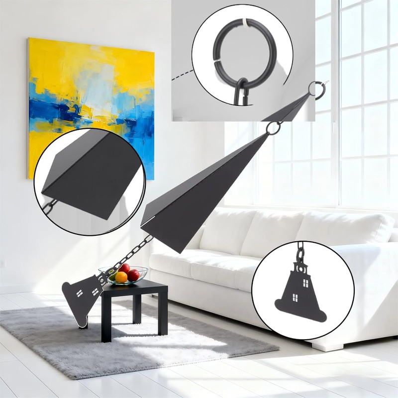 Outdoor Wind Chimes with Marine Bell & Wind Direction Three-Tone