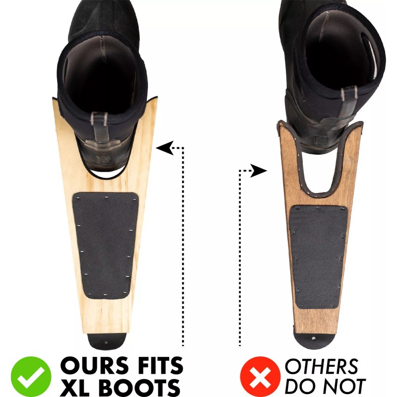 JobSite Boot Jack - Wood Boot Remover - Extra Wide