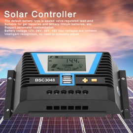 30A Solar Charge Controller BSC3048 12V/24V/36V/48V, Intelligent Detection