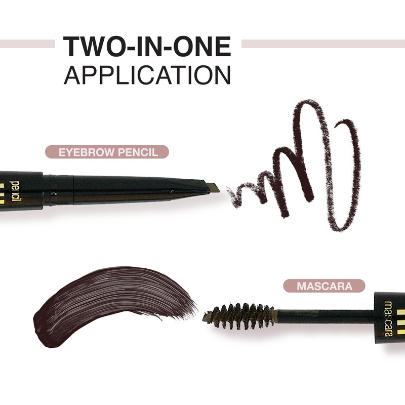 EBIN NEW YORK Secret of Pharaoh Dual Eyebrow Pencil &