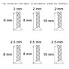 newlng Small Screws Phillips Flat Head Cross Self Tapping Tiny