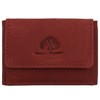 Greenburry Vintage Mini Wallet Small Leather Purse Purse 1681, red