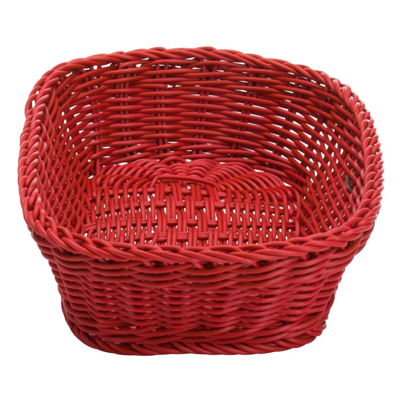 Saleen Multi-Purpose Basket, Suitable for Gastronomy, Rectangular, Plastic Fibre, Dark