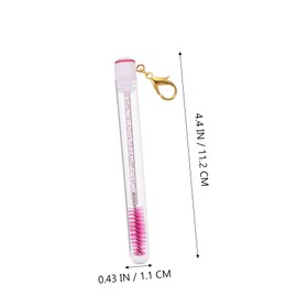 FOMIYES 3sets Makeup Brush Set Kit Eyelash Mascara Portable Tube Brush Wands for Artists Novices 4pcs*3